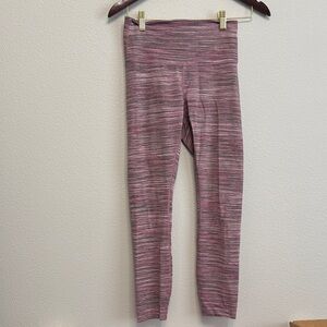 lululemon athletica Heathered Pink Leggings